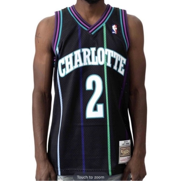 Mitchell & Ness Other - Mitchell & Ness Swingman Collection Jersey Larry Johnson Hornets Charlotte 2